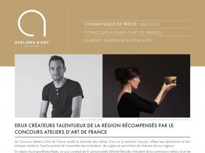 Lire la suite à propos de l’article Concours Ateliers d’Art de France